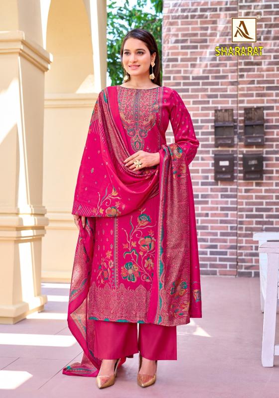 Alok suits shararat dress materials wholesale